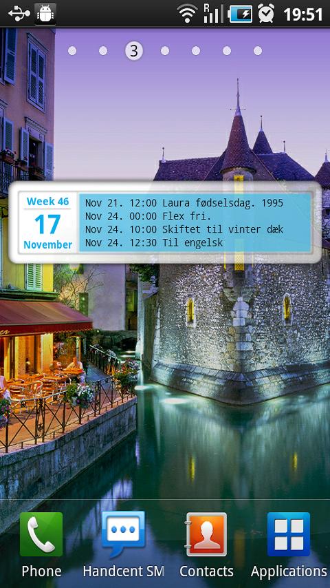 Calendar Widget 2.0 Android Productivity