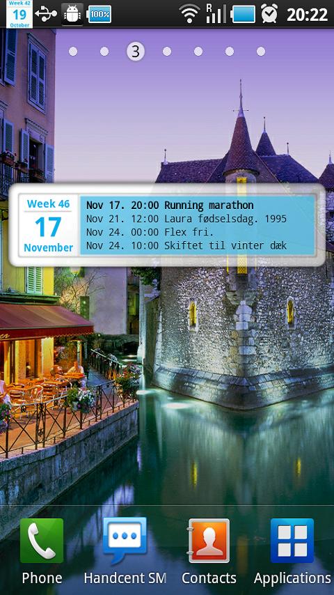 Calendar Widget 2.0 Android Productivity