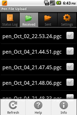 Pen File Upload Android Productivity