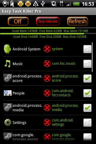 Easy Task Killer Pro Android Productivity