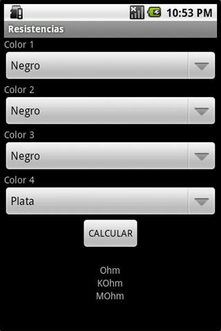 Resistors Android Productivity