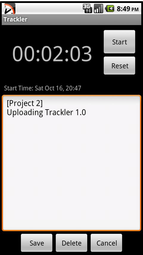 Trackler Android Productivity