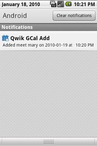 Qwik GCal Add Android Productivity