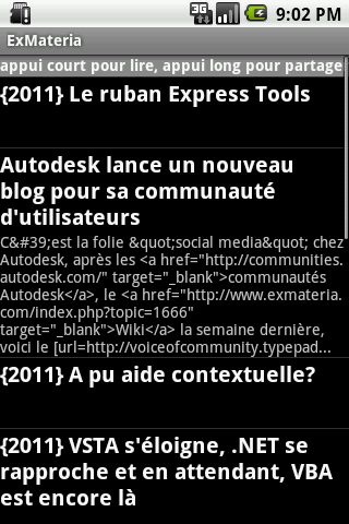 ExMateria les forums Android Productivity