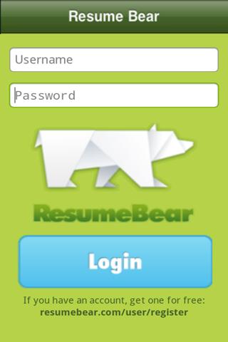 Resumebear Android Productivity