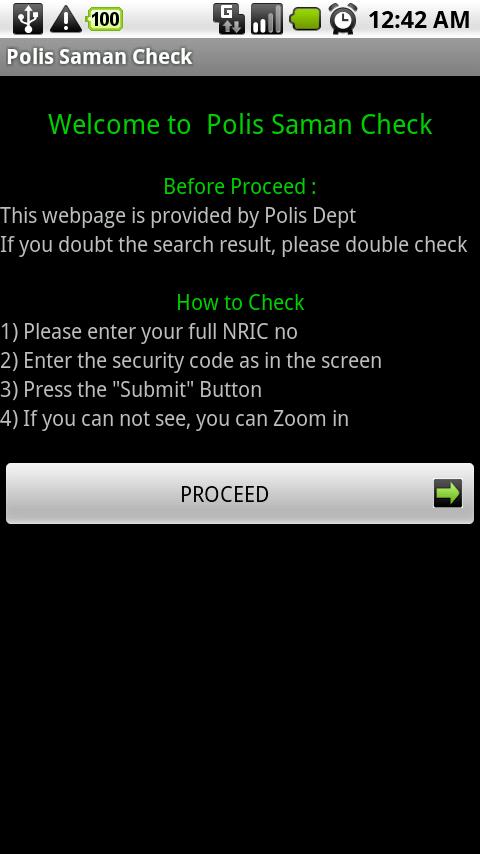 Polis Saman Check Android Productivity