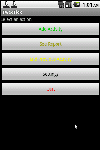 TweeTick Android Productivity
