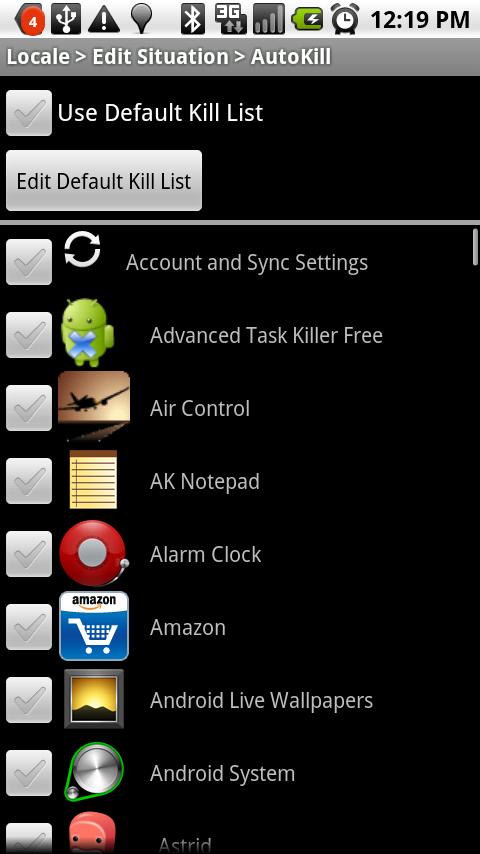 Locale AutoKill Plug-in 1.5 Android Productivity