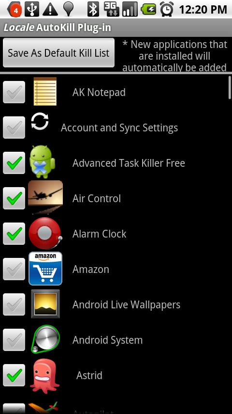 Locale AutoKill Plug-in 1.5 Android Productivity