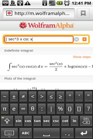 Math Keyboard College Fund Android Productivity