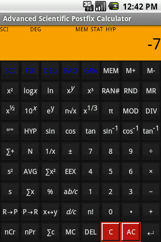 Adv Postfix Calculator Trial