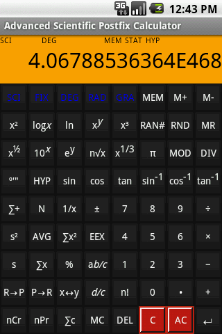 Adv Postfix Calculator Trial Android Productivity