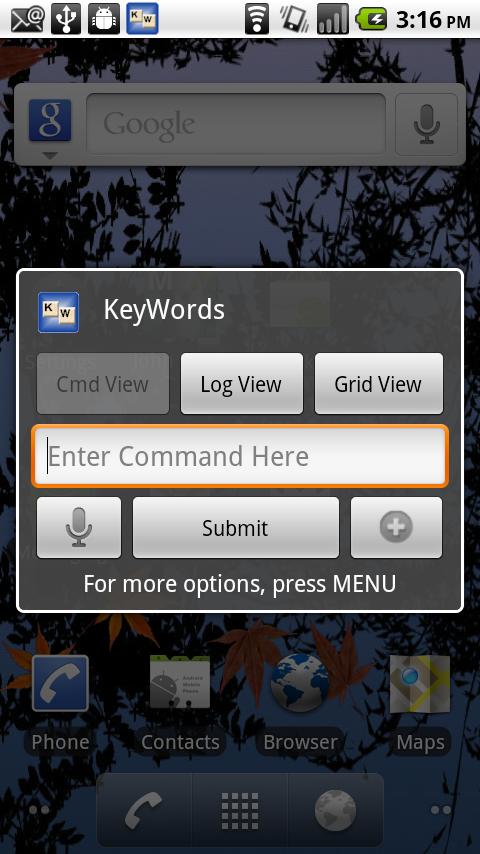 KeyWords Android Productivity