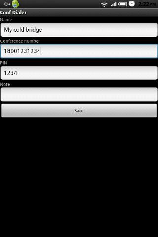 Conf Dialer Android Productivity