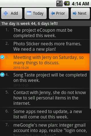 Weekly Plan,simply to do list! Android Productivity