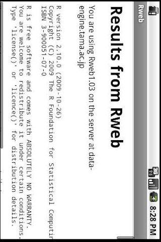 Rweb for Android Android Productivity
