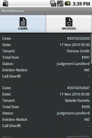 RentNotices Android Productivity