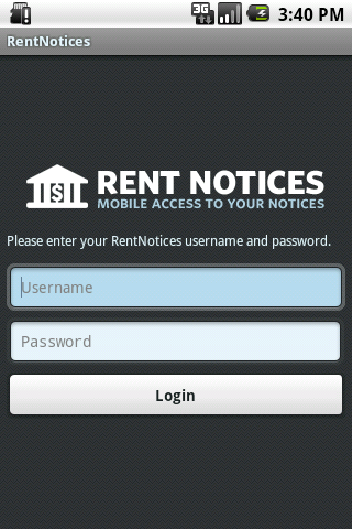 RentNotices Android Productivity