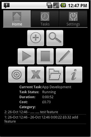 Time Recorder Lite Android Productivity