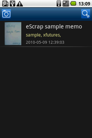 eScrap Pro Android Productivity