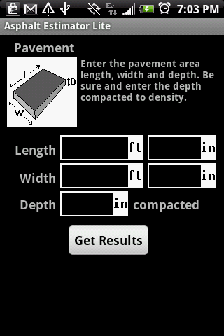 Asphalt Estimator Lite