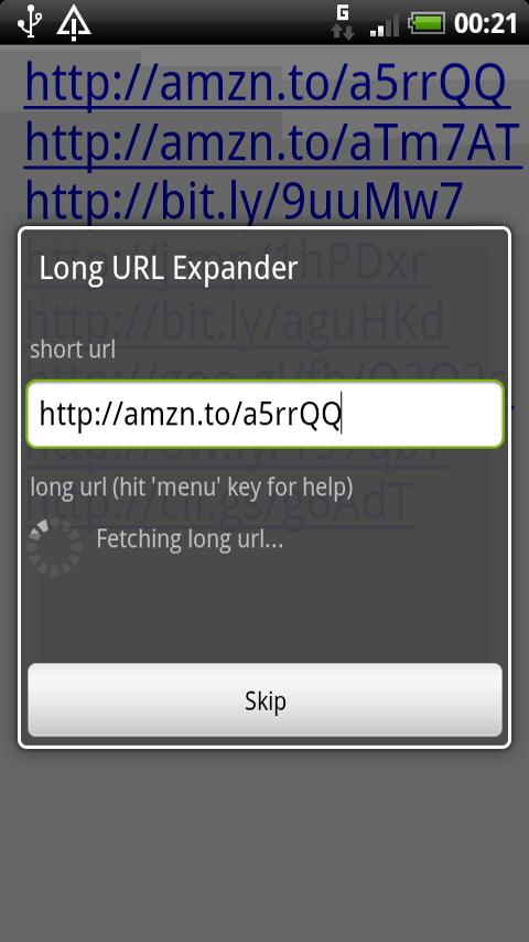 Long URL Expander