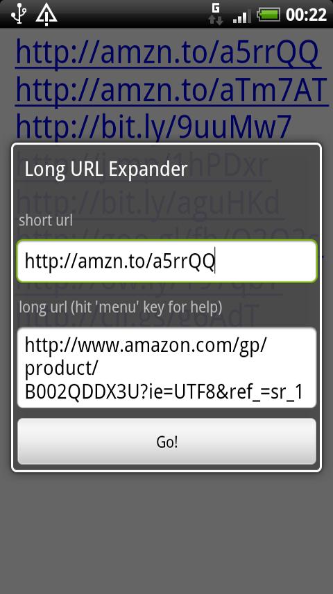 Long URL Expander Android Productivity