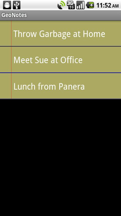 GeoNotes: Location Based Notes Android Productivity