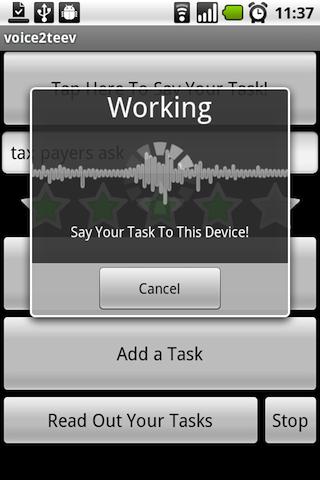 voice2teev Android Productivity