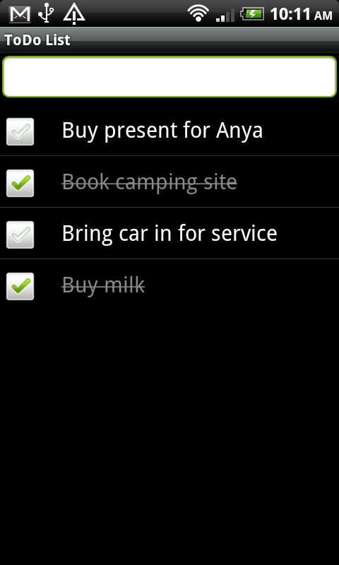 My ToDo List Android Productivity