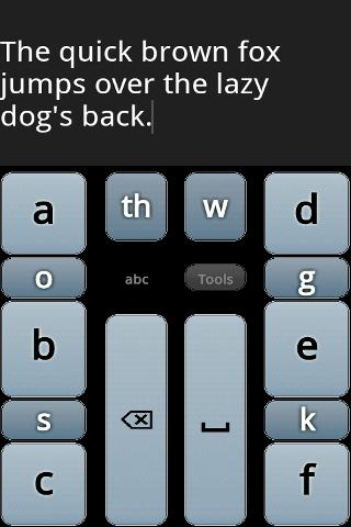 Chorded Keyboard – GKOS Android Productivity