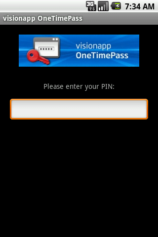 visionapp OneTimePass (vOTP) Android Productivity