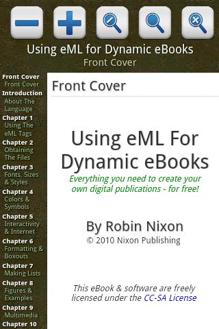 Using eML for Dynamic eBooks Android Productivity