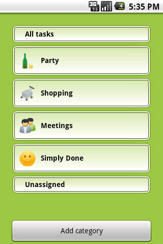 Simply Done (todo list) Android Productivity