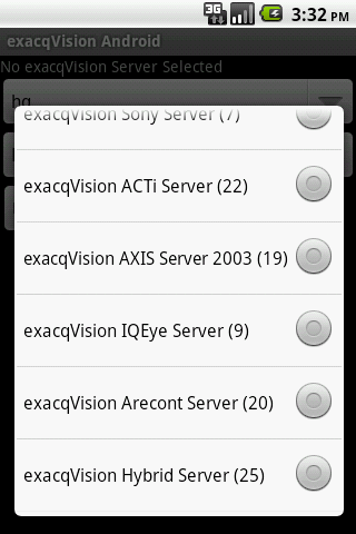 exacqVision for Android TM Android Productivity