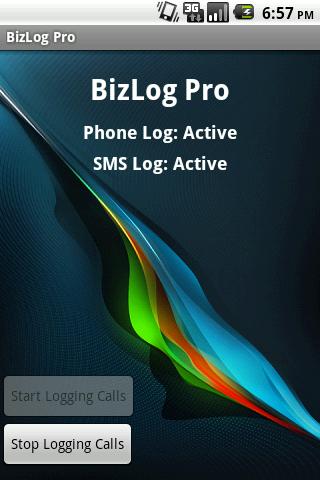 BizLog Pro Call Logging App