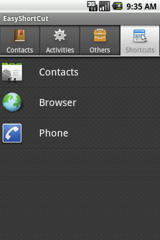 Easy ShortCut Android Productivity