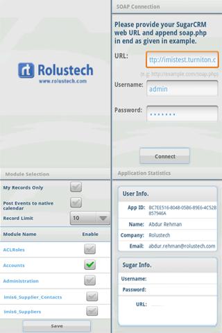 Rolus SugarCRM Pro(Beta) Android Productivity