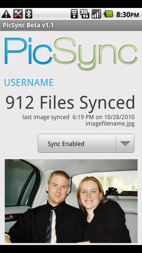 PicSync | Sync Pictures to PC Android Productivity