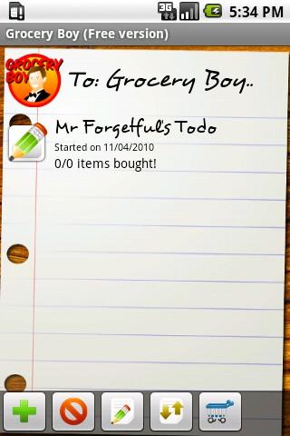 Grocery Boy – Free Version! Android Productivity