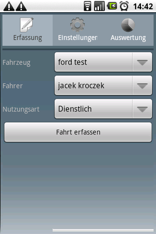Fahrtenbuch For Android Android Productivity