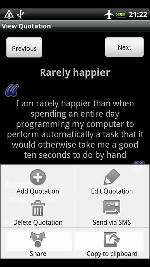 Quotation Keeper Android Productivity