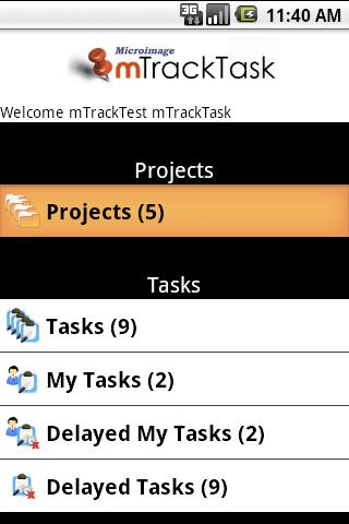 mTrackTask Android Productivity