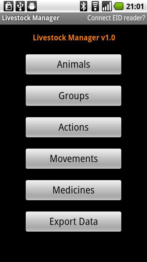 Livestock Manager Android Productivity