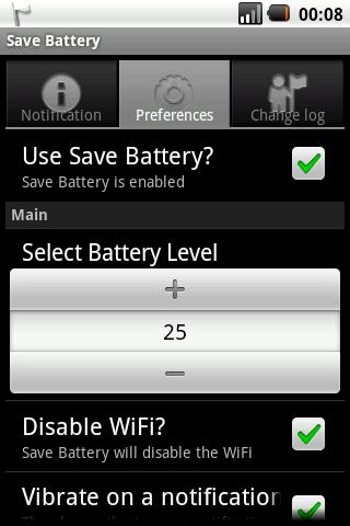 Save Battery Android Productivity