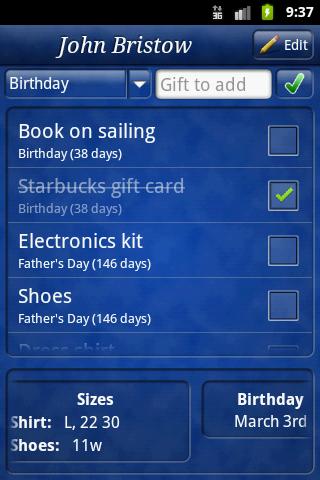 Christmas Shopper Pro Android Productivity