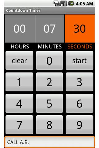 Countdown Timer Android Productivity