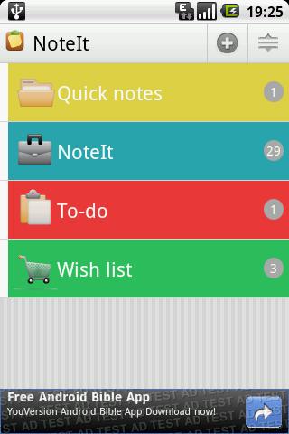 NoteIt Android Productivity
