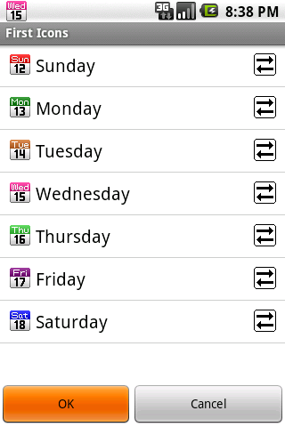 First Icons Android Productivity