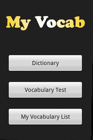 MyVocab Android Education